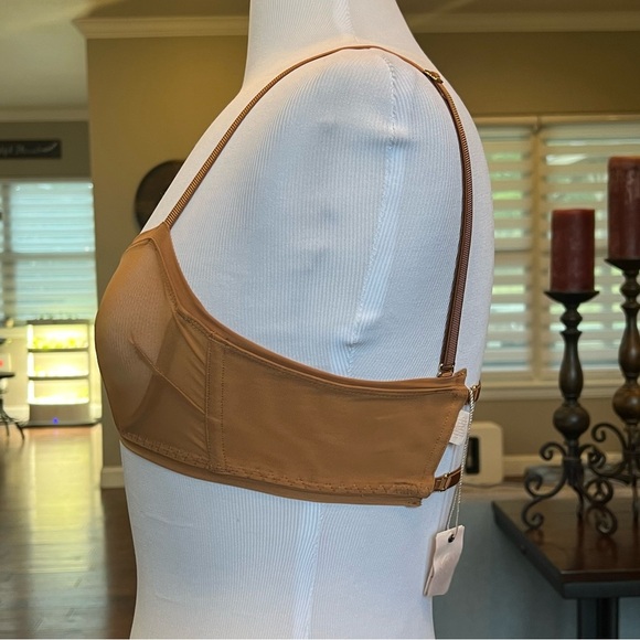 NWT $78 We  Are HAH X Free People Wired Bra 30-38B 30B 32B 34B 36B 38B Brown - Picture 5 of 14